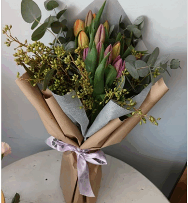 Tulip Wrap 10 tulipanes
